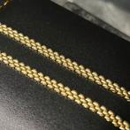 14 karaat gouden ketting collier rolex schakel massief, Sieraden, Tassen en Uiterlijk, Kettingen, Ophalen of Verzenden, Zo goed als nieuw