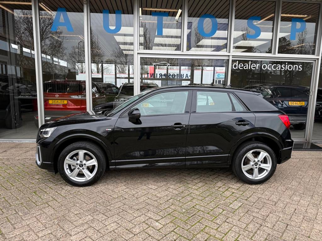 Audi Q2 35 TFSI S Line 150PK CAMERA, CARPLAY, Auto's, Stof, 4 cilinders, 150 pk, Zwart