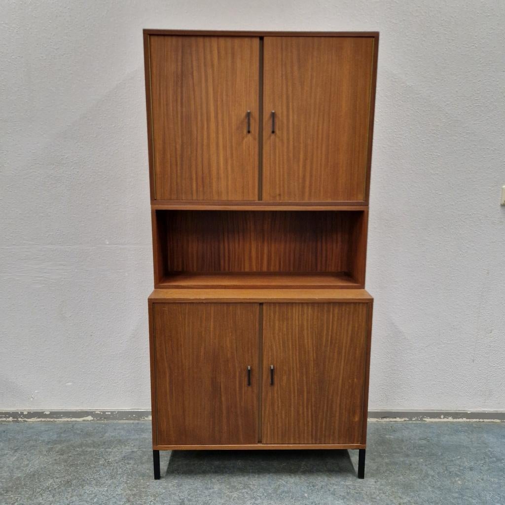 Vintage kast formule jaren 60 wandkast teak kast, Ophalen of Verzenden