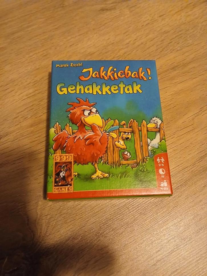 Jakkiebak! Gehakketak Kaartspel 999 Games, Hobby en Vrije tijd, Gezelschapsspellen | Overige, Gebruikt, Een of twee spelers, Drie of vier spelers