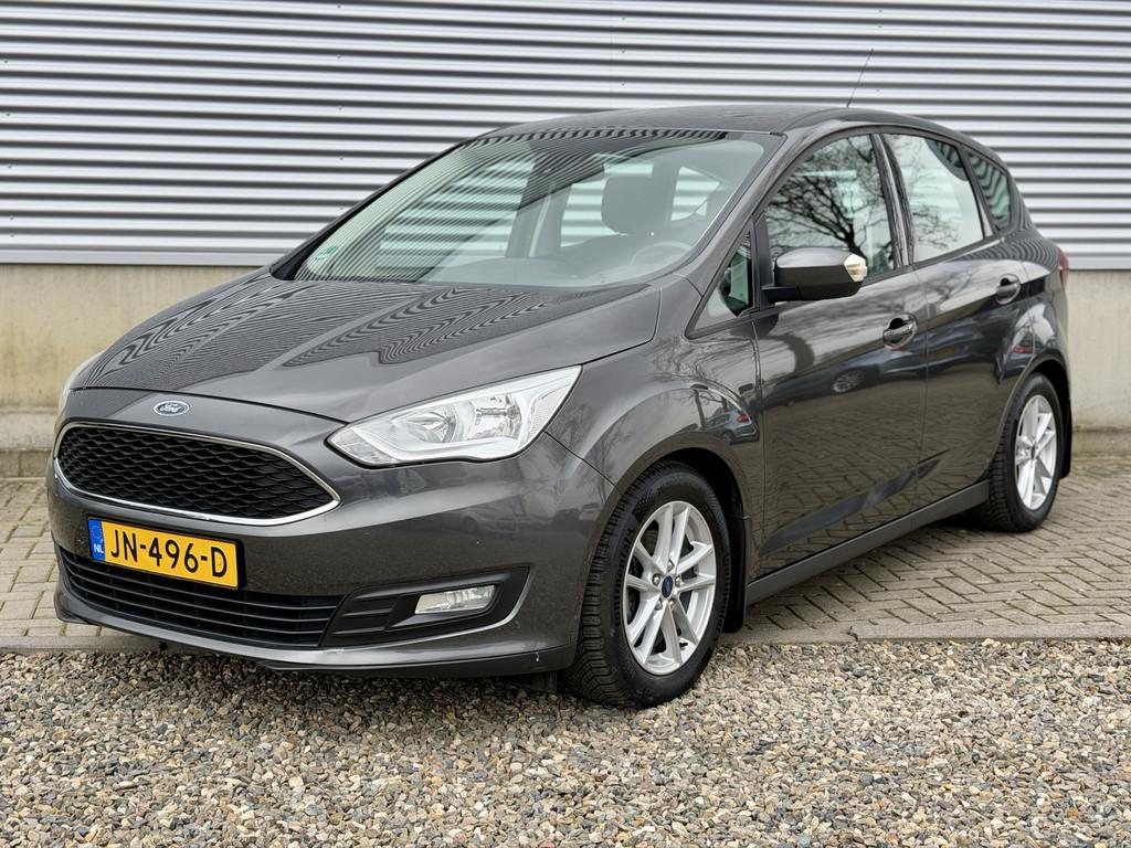 Ford C-MAX 1.0 Trend 126 pk [ fm navi,airco,lmv,pdc,trekhaak, Voorwielaandrijving, Stof, Gebruikt, Origineel Nederlands