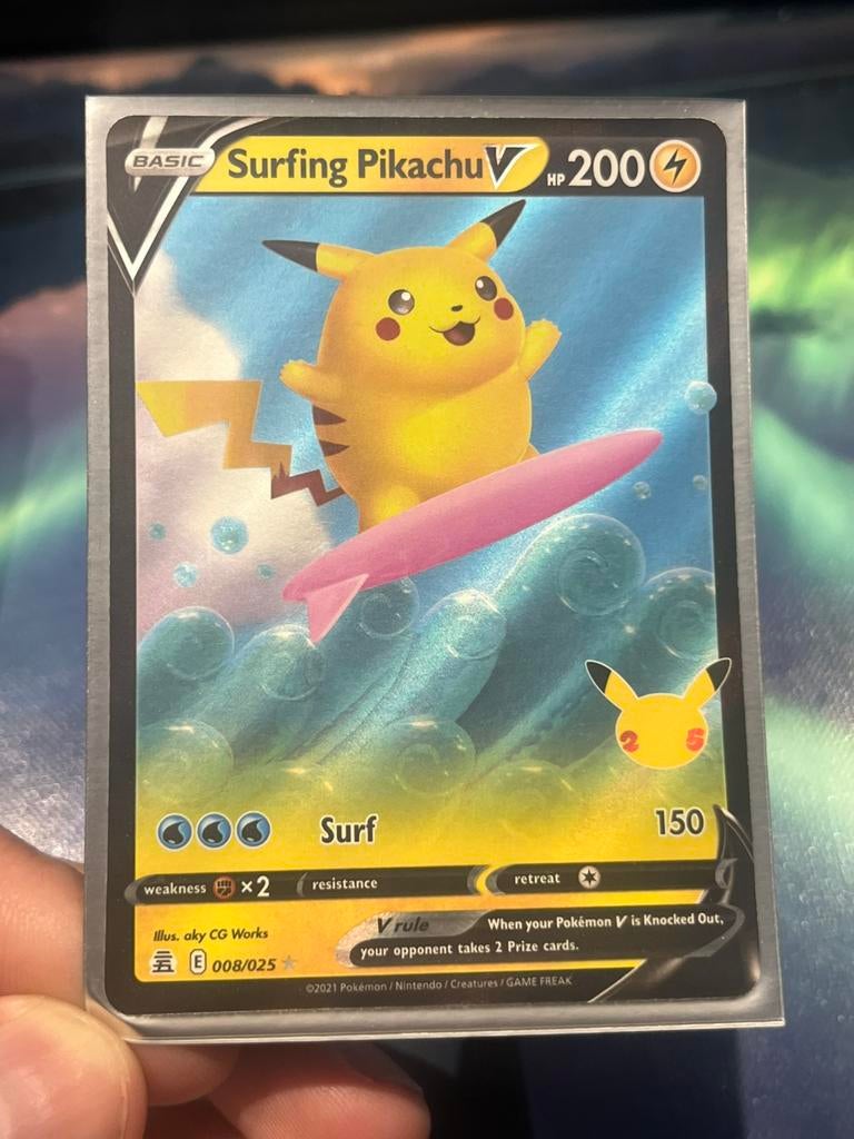 Surfing Pikachu V Celebrations 008, Verzenden, Nieuw