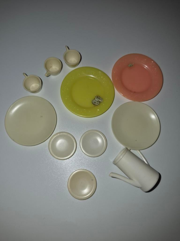 209 Vintage servies voor Barbie of poppen, Ophalen of Verzenden