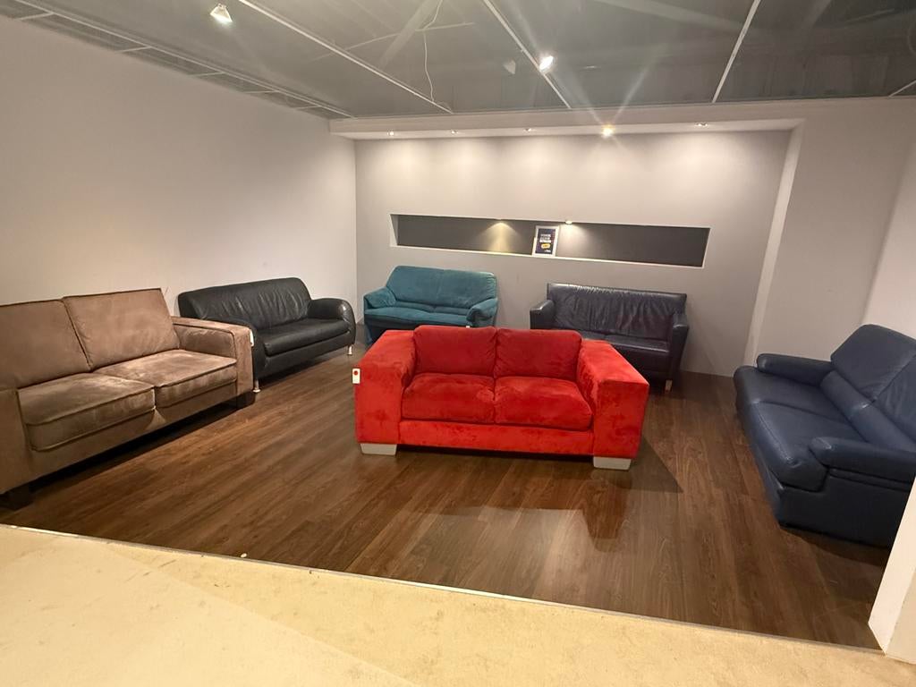 Opruiming, 5 mooie banken met 50% korting, Gebruikt, ., 75 tot 100 cm, Ophalen of Verzenden