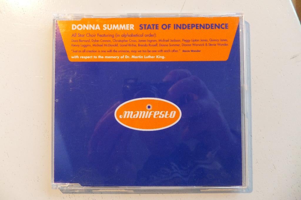 Donna Summer CD single State of independence remixes, Maxi-single, Ophalen of Verzenden, Zo goed als nieuw, 1 single