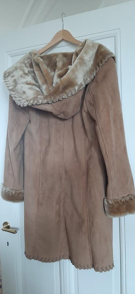 Dames mantel, Ophalen, Zo goed als nieuw, Maat 36 (S), Zwart