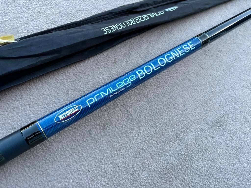 Nieuwe mitchell privilege bolognese hengel 7 meter, Ophalen of Verzenden, Nieuw, Werphengel