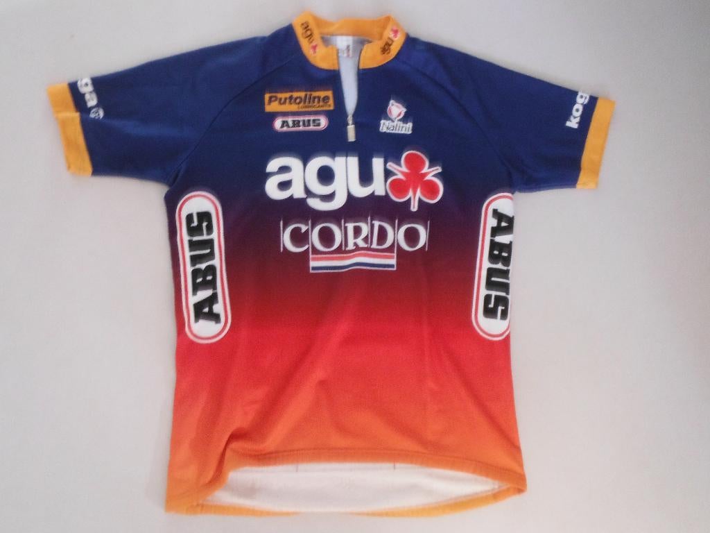 zgan Agu sport fietsshirt XL, Zo goed als nieuw, Hardlopen of Fietsen, Verzenden, Blauw