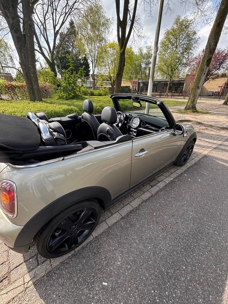 Mini 1.6 Cooper S chili Cabrio 2009, Auto's, Voorwielaandrijving, 15 km/l, Zwart, Cabriolet