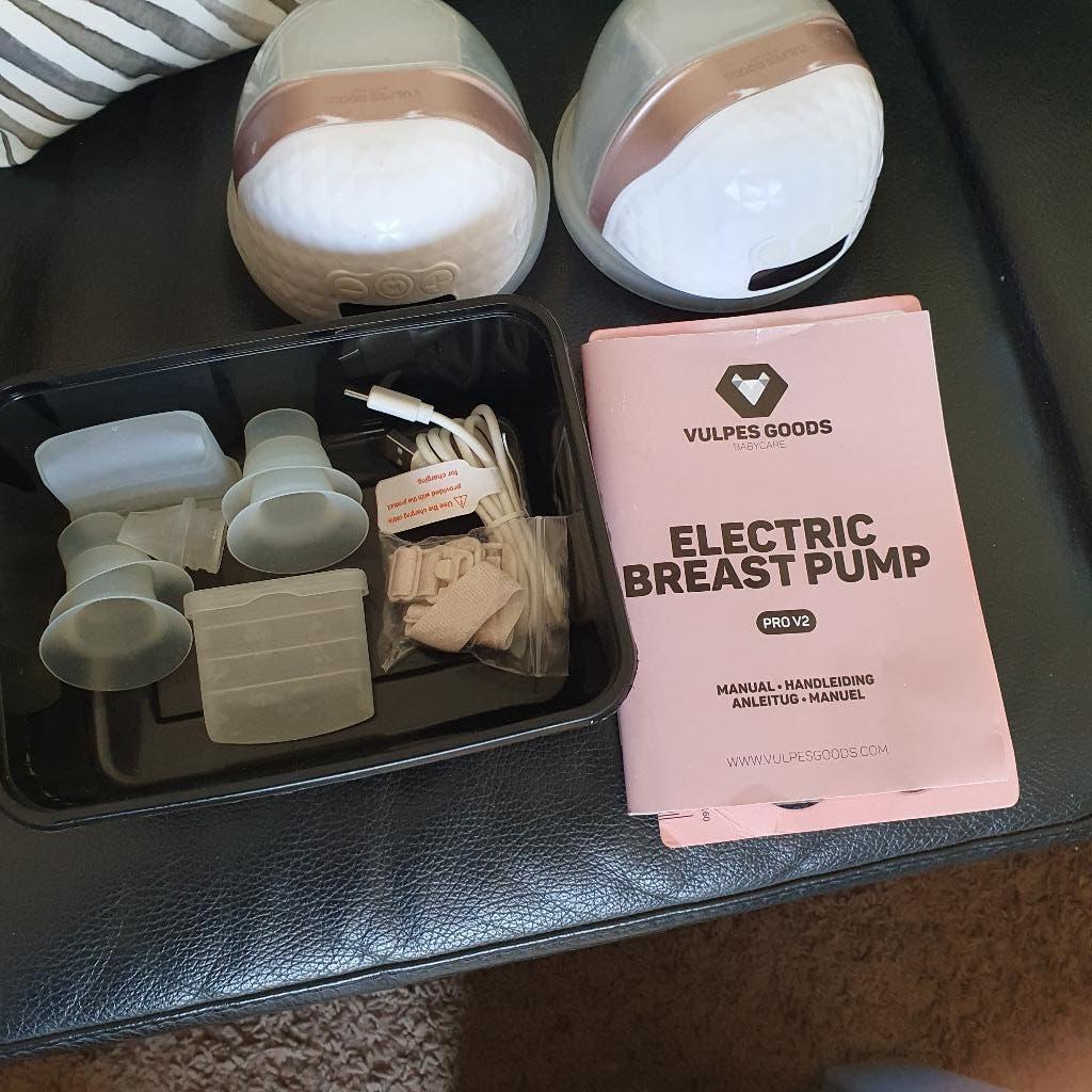 Dubbele electrische draadloze borstkolf, Ophalen of Verzenden, Zo goed als nieuw, Borstkolf