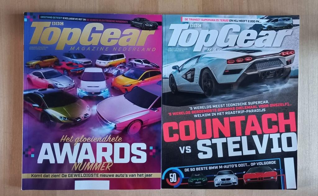 2 Top gears magazines
Jan 2023
Augustus 2022, Boeken, Tijdschriften en Kranten, Ophalen of Verzenden, Zo goed als nieuw