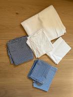 Beddengoed wieg: deken, lakens, hoeslaken, onderlegger, hoes, Gebruikt, Eenpersoons, Wit, Overige typen