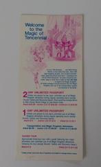 Welcome to the Magic Tencennial : Disney Village/Epcot 1981, Ophalen, Mickey Mouse, Zo goed als nieuw, Papier, Kaart of Schrift