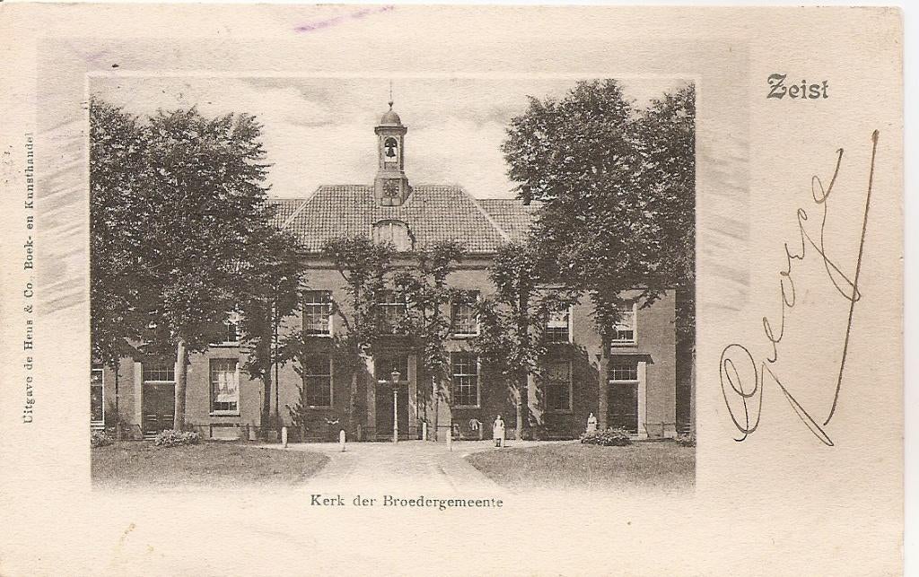 Zeist, Kerk der Broedergemeente, Ophalen of Verzenden, Voor 1920, Gelopen, Utrecht