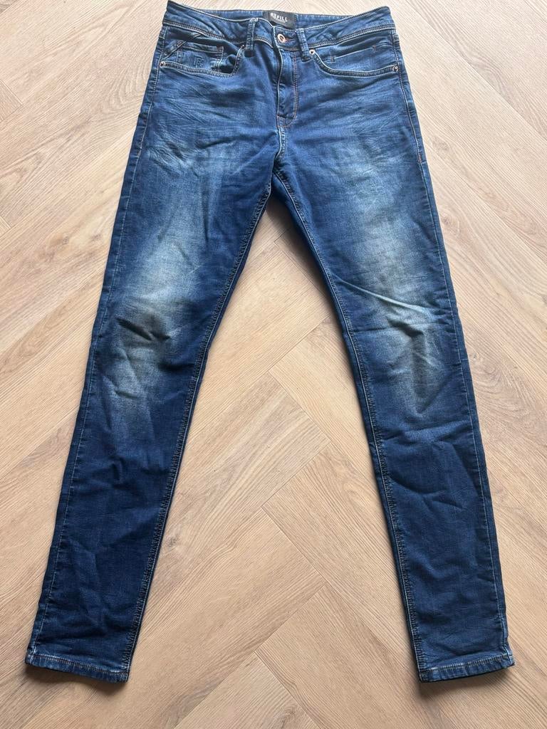 Refill spijkerbroek mt 30/34 / Slim fit / 1x gedragen, Ophalen of Verzenden, Zo goed als nieuw, Blauw, Overige jeansmaten