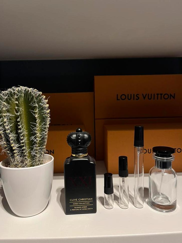 Clive Christian Blonde amber sample/tester/decant, Sieraden, Tassen en Uiterlijk, Uiterlijk | Parfum, Zo goed als nieuw, Ophalen of Verzenden