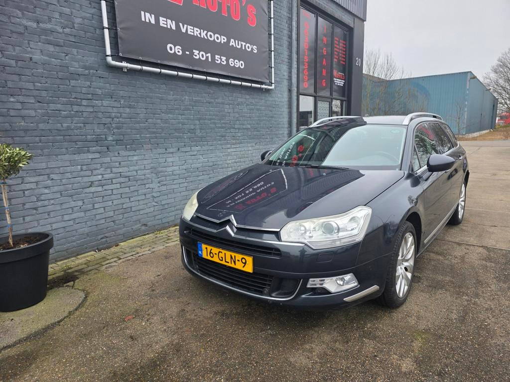 Citroen C5 Tourer 2.0 16V Exclusive, Voorwielaandrijving, Gebruikt, Zwart, 4 cilinders
