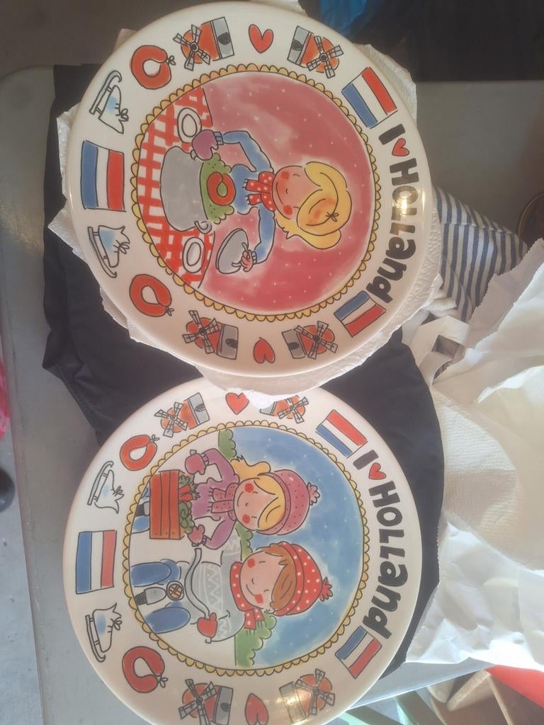 6 Blond borden, Ophalen of Verzenden, Aardewerk, Blond Amsterdam, Bord(en)