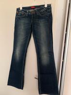 Indian Rose, spijkerbroek,flared, mt. 30/32, Ophalen of Verzenden, Zo goed als nieuw, Blauw, W30 - W32 (confectie 38/40)