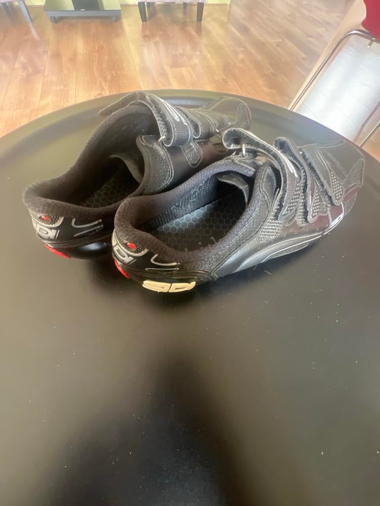 Sidi fietsschoenen zwart, maat 45, inclusief plaatjes, Gebruikt, Heren, Schoenen, Overige maten