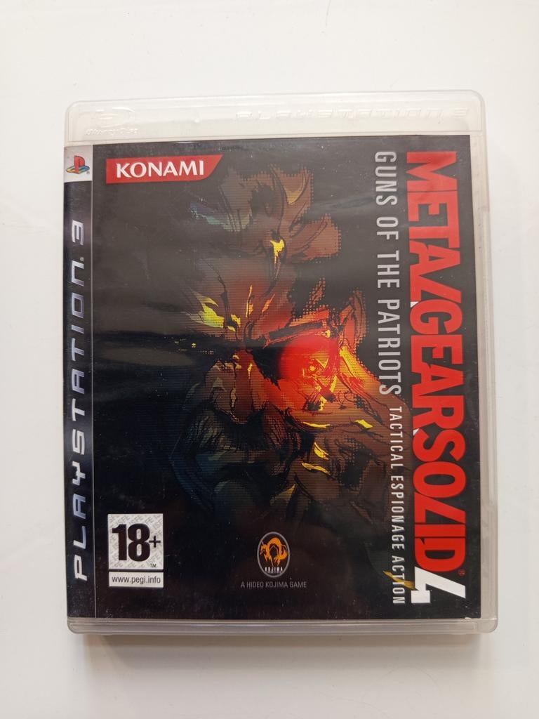 Metal Gear Solid 4 ps3, Spelcomputers en Games, Games | Sony PlayStation 3, Avontuur en Actie, Gebruikt, Vanaf 18 jaar, Verzenden