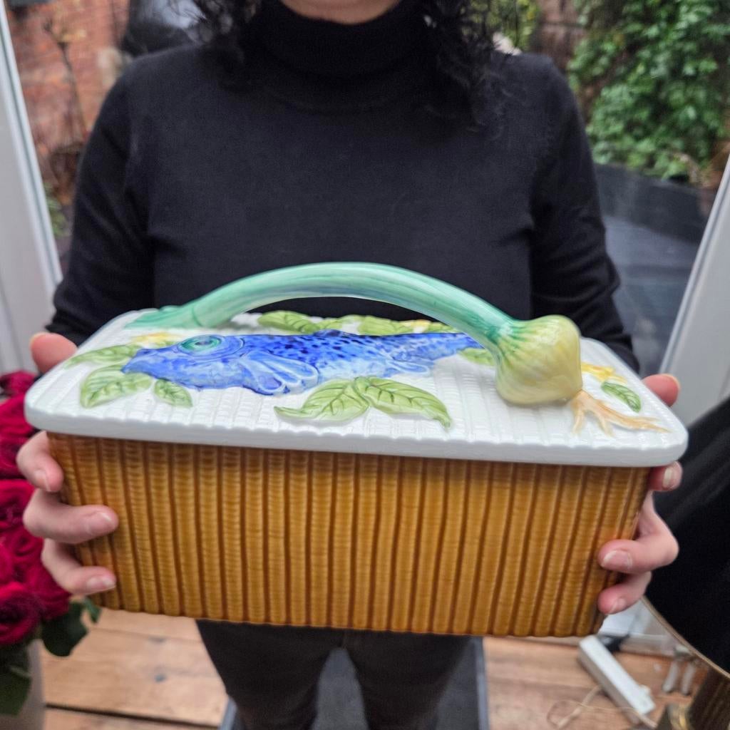 Grote 31 cm Vis Terrine Ovenschaal met Deksel, Ophalen of Verzenden
