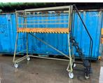 Trap bordes steiger op wielen industrieel werkplatform, Ophalen