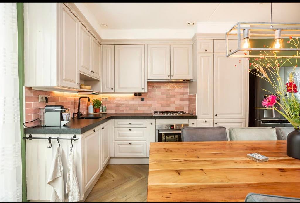 Landelijke Keuken GRATIS af te halen (zelf demonteren), Huis en Inrichting, Keuken | Complete keukens, Ophalen, Gebruikt, Hoekkeuken