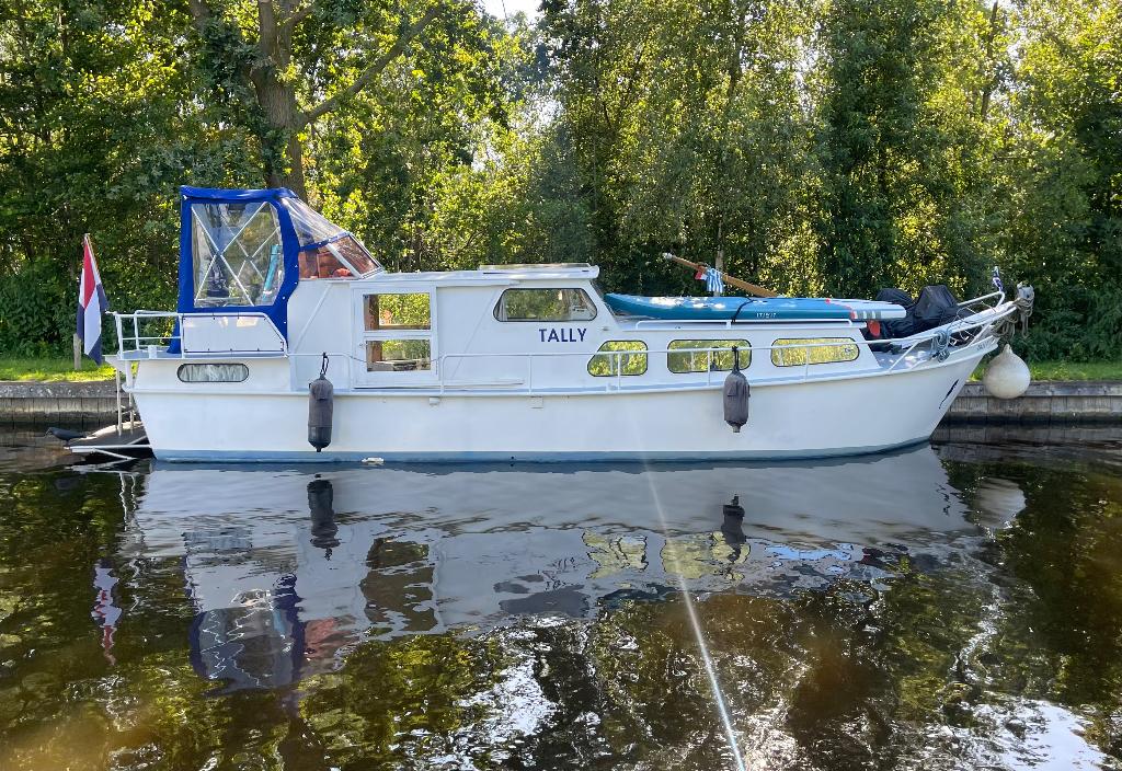 Gemoderniseerde kruiser 10.3m  motor 2007,nieuwe elektra enz, Ophalen, Gebruikt, Staal, Binnenboordmotor