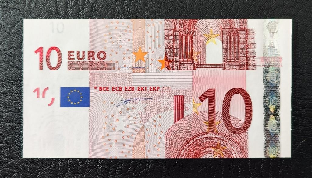 10 euro biljet verkeerd gesneden / misdruk, Postzegels en Munten, Bankbiljetten | Europa | Eurobiljetten, Ophalen of Verzenden