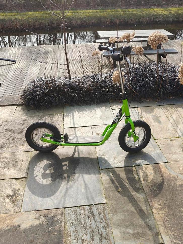 Puky step/autoped met standaard, achterrem en luchtbanden, Fietsen en Brommers, Steps, Gebruikt, Gewone step, Ophalen