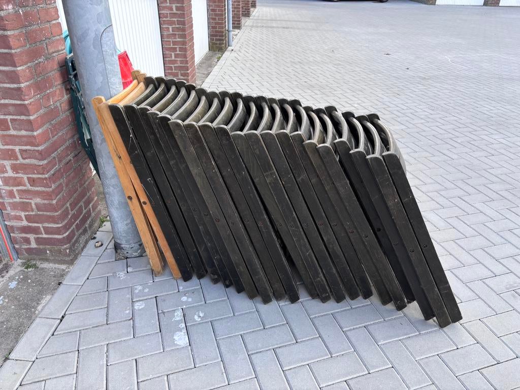 TLC klapstoelen - OPRUIMING!, Ophalen, Gebruikt, Bruin, Onbekend