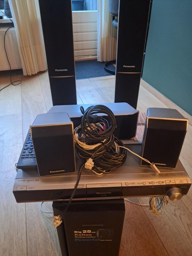 Panasonic set, Ophalen of Verzenden, 5.1-systeem, Panasonic, Dvd-speler