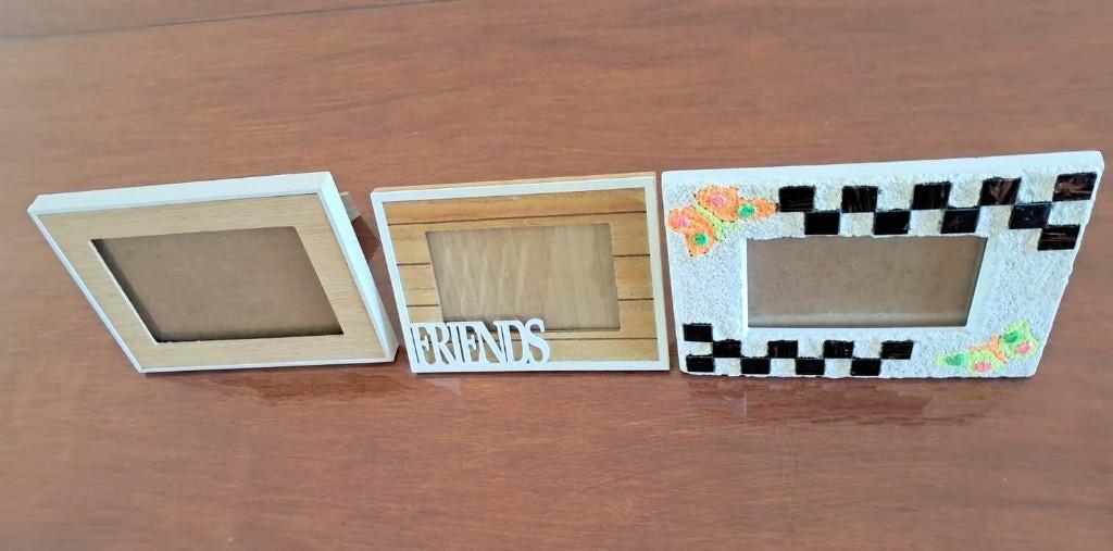 Drie leuke fotolijstjes, Ophalen, Zo goed als nieuw