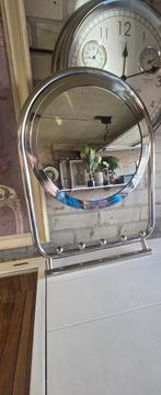 Riviera Maison spiegel met kapstokhaken, Huis en Inrichting, Woonaccessoires | Spiegels, Ophalen, Minder dan 50 cm, Gebruikt, Minder dan 100 cm