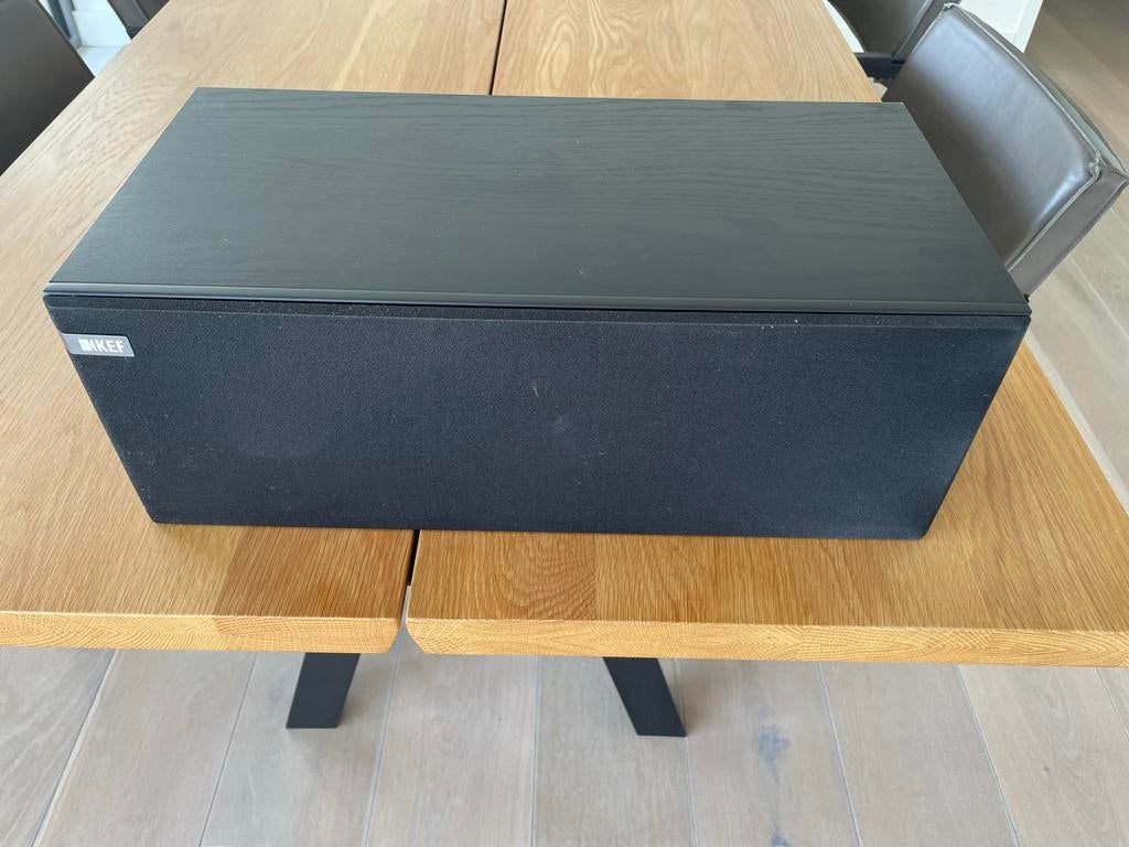 KEF Q200c Center Speaker - Uitstekende Geluidskwaliteit, Zo goed als nieuw, 120 watt of meer, Center speaker, Ophalen