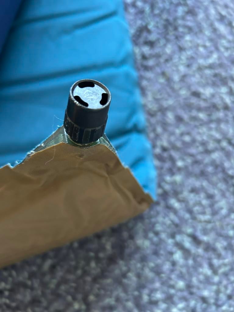 Therm-a-Rest zelfopblaasbare slaapmat, Ophalen of Verzenden, Ingebouwde pomp, Gebruikt, 1-persoons