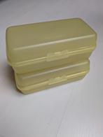 Tupperware bewaardoos 2 stuks - Lichtgeel, Ophalen of Verzenden, Zo goed als nieuw, Geel, Bak of Kom