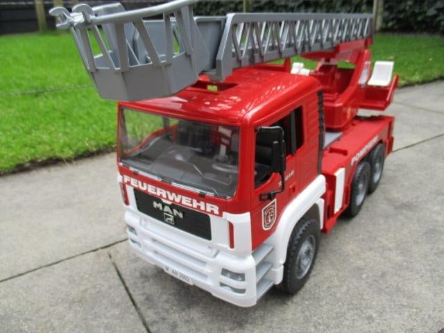bruder Man brandweerladderwagen, Ophalen, Gebruikt