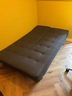 Mooie blauwe slaapbank - gratis op te halen in Den Haag, Ophalen, Gebruikt, Blauw, Tweepersoons