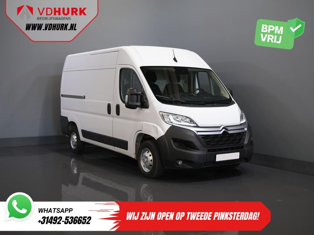 Citroën Jumper 2.2 HDI L2H2 Carplay/ Navi/ Climate/ Cruise/, Voorwielaandrijving, Stof, Gebruikt, 4 cilinders