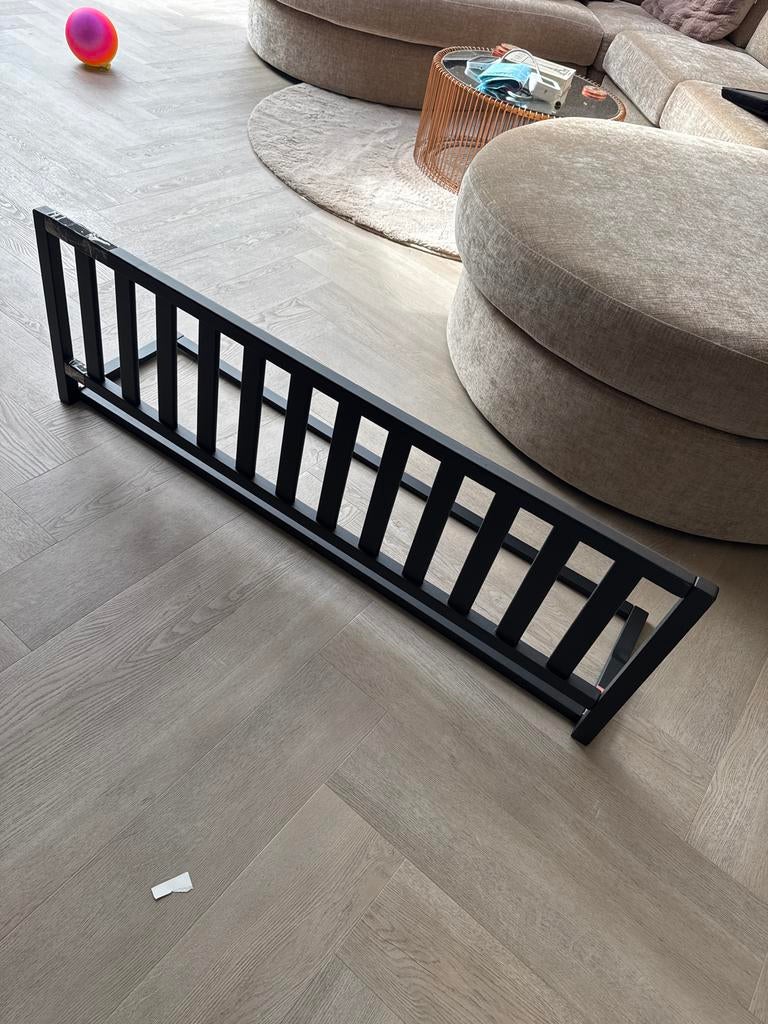 Zwart bedhek (let op schade), Kinderen en Baby's, Traphekjes, Ophalen, Gebruikt, Overige typen, Hout