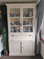 Mooie crèmekleurige apothekerskast met glazen deuren, Ophalen