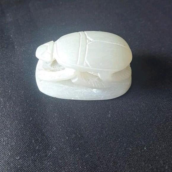 Egyptische scarabee, Verzamelen, Beelden en Beeldjes, Ophalen of Verzenden