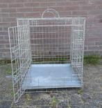 Stevige inklapbare metalen honden bench, Dieren en Toebehoren, Ophalen of Verzenden, Zo goed als nieuw, 75 tot 110 cm, 65 tot 100 cm