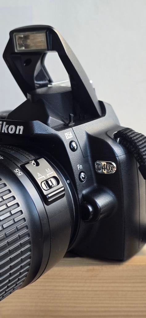 Nikon D40X digitale camera, lens 18-55 en Metz flitser, Spiegelreflex, 10 Megapixel, Ophalen of Verzenden, Zo goed als nieuw