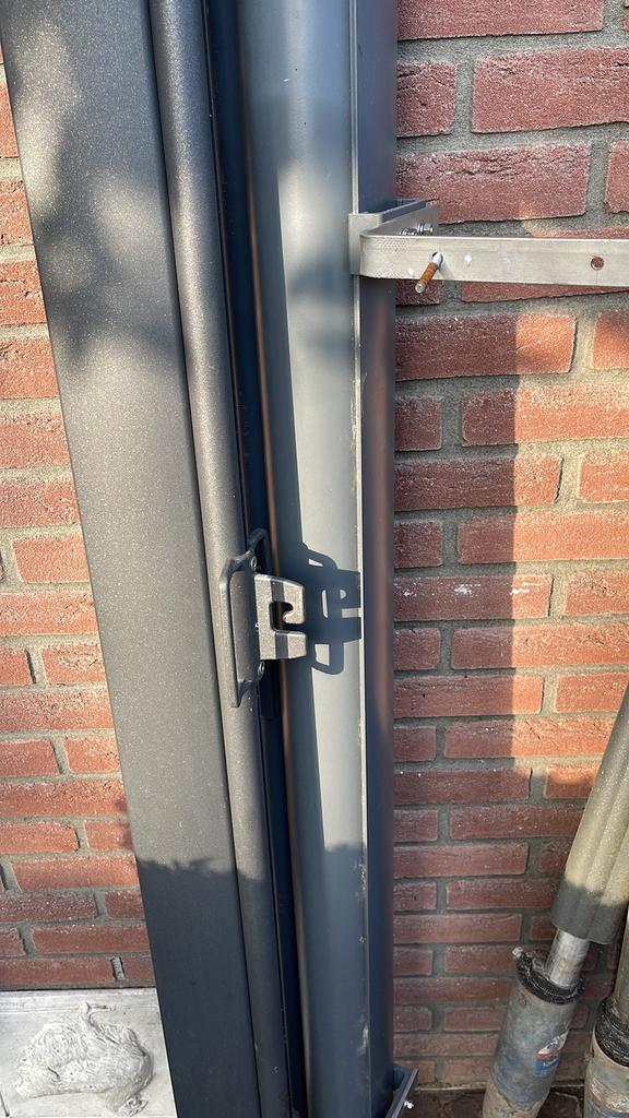 2x Terrasscherm, Tuin en Terras, Ophalen, Zo goed als nieuw, 150 tot 300 cm, 250 cm tot 450 cm
