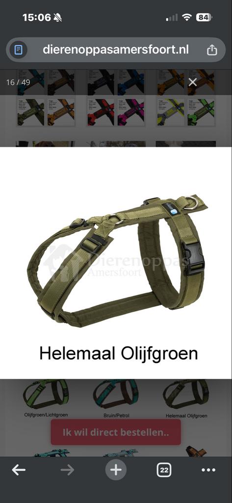 Y-tuig voor pup of kleine hond, Dieren en Toebehoren, Ophalen, Zo goed als nieuw