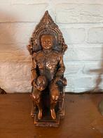 Koperen Beeld Koning Rama V Thailand 32 cm, Antiek en Kunst, Ophalen