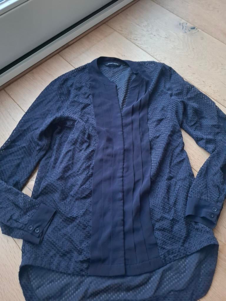 Silvian Heach donkerblauwe blouse maat M, Kleding | Dames, Maat 38/40 (M), Blauw, Ophalen of Verzenden, Zo goed als nieuw